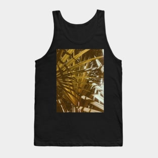 Palm Tree Leaves Pattern Tank Top